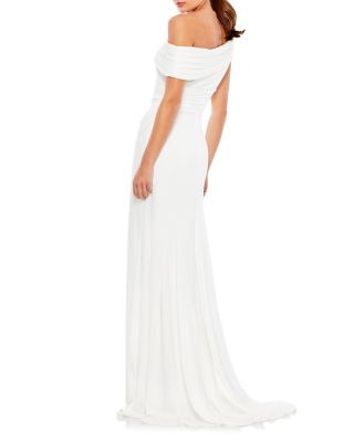 macy's white maxi dress