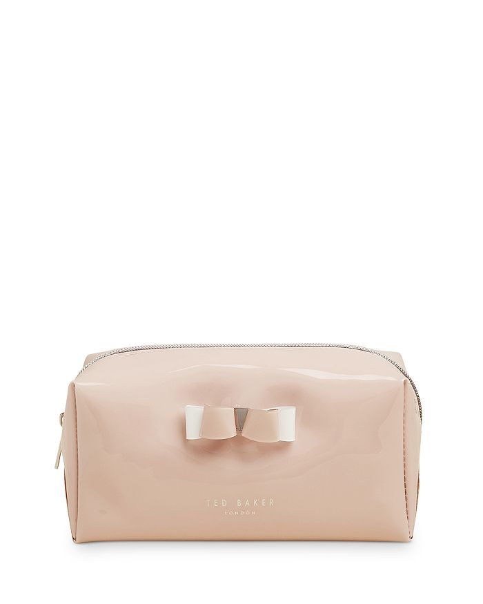 Ted Baker Bow Makeup Bag In Dusky Pink ModeSens