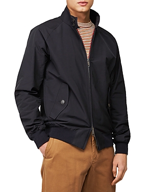 Baracuta Harrington Bomber Jacket In Dark Navy