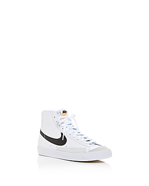 Nike Unisex Blazer Mid '77 High Top Sneakers - Little Kid, Big Kid In White/black