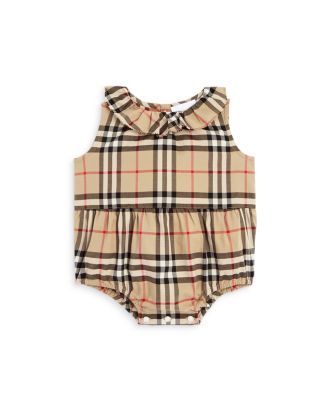 Burberry★baby Burberry Baby's Lennox Check Coveralls | Saks Fifth Avenue