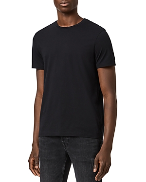 Allsaints Brace Cotton Tee In Jet Black