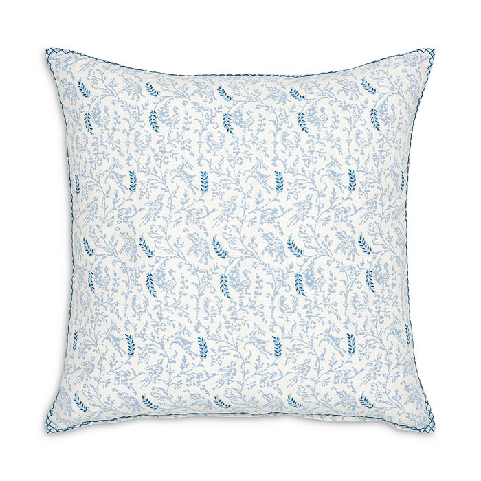 John Robshaw Madhavi Decorative Pillow, 22x 22 In Blue