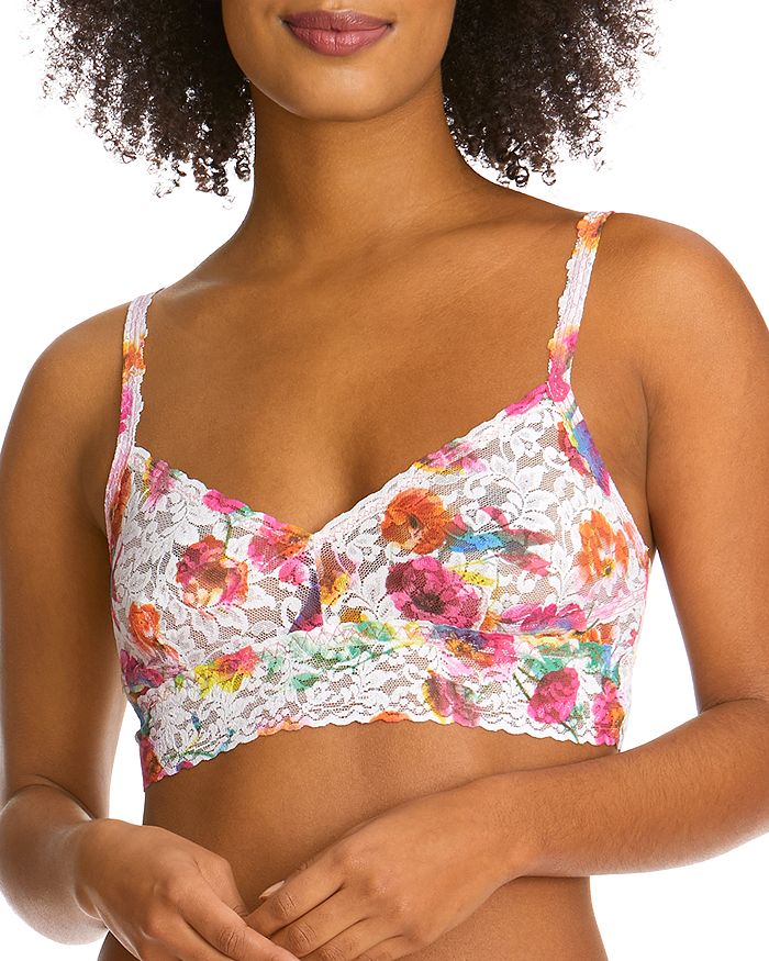 Hanky Panky Floral Reflections Retro Bralette In Multi