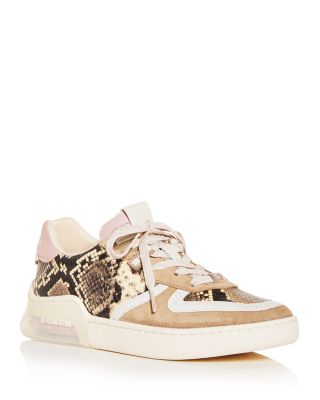 coach snakeskin sneakers