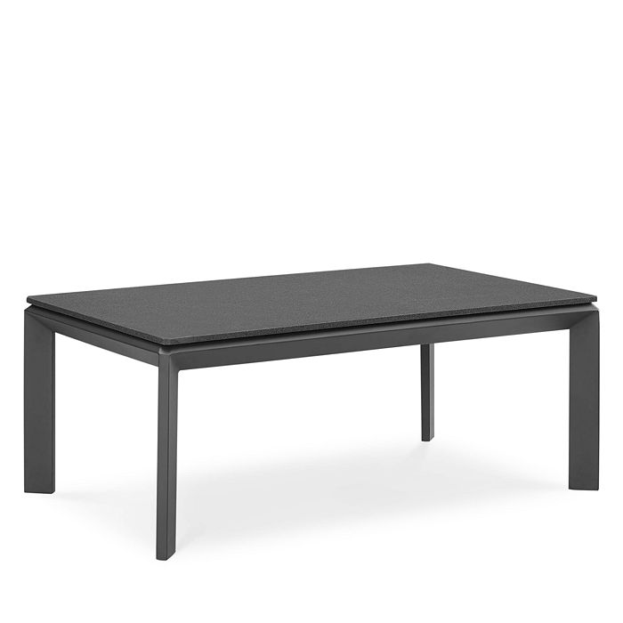 Modway Riverside Aluminum Outdoor Patio Coffee Table In Gray