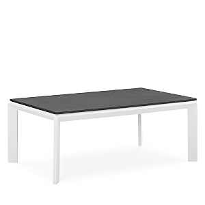 Modway Riverside Aluminum Outdoor Patio Coffee Table In White