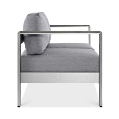 Shore Outdoor Patio Aluminum Loveseat