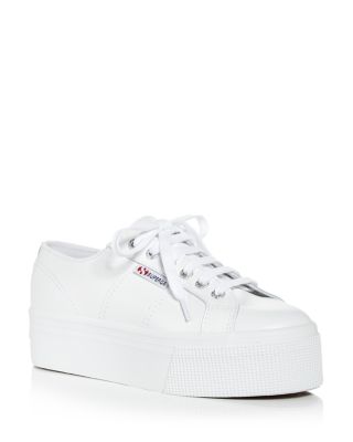 superga platform leather