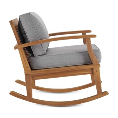 Marina Outdoor Patio Teak Rocking Chair