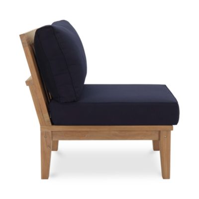 Marina Armless Outdoor Patio Teak Sofa