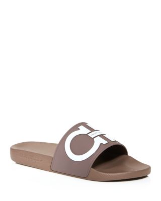 ferragamo men's groove slides