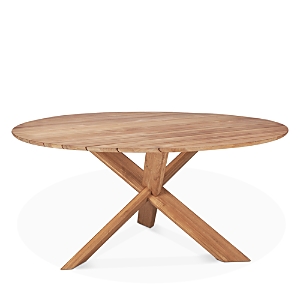 Ethnicraft Teak Circle Outdoor Dining Table - 54