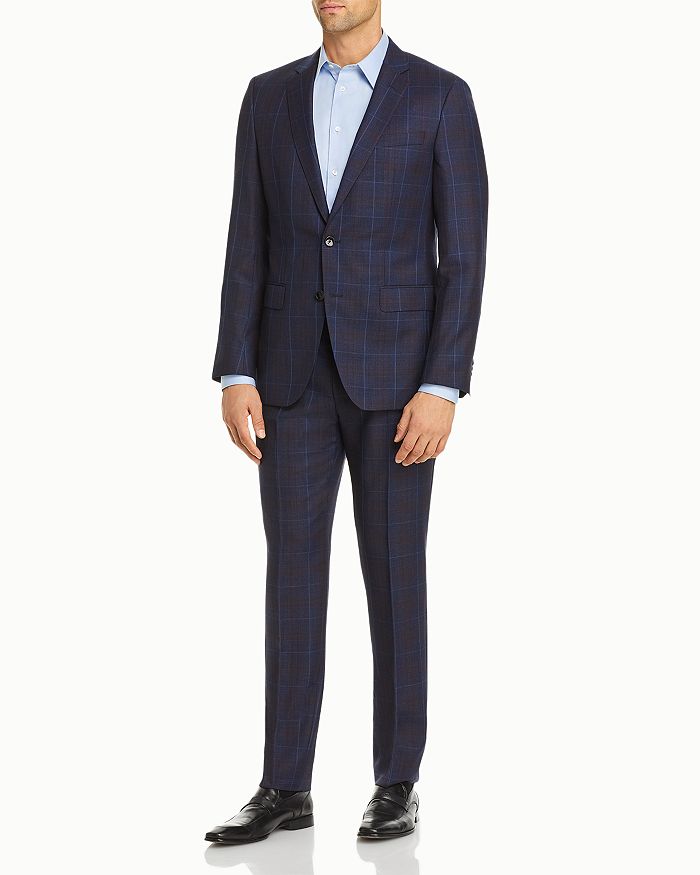 BOSS Plaid Slim Fit Suit | Bloomingdale's