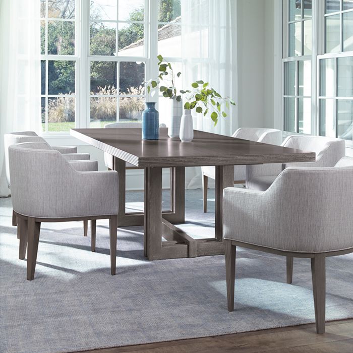 Vanguard Furniture Axis Dining Table In Woodcliff Finish