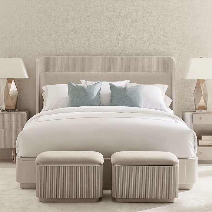Shop Caracole Fall In Love King Bed In Pearl/maple