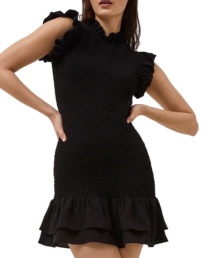 Fully Smocked Dress with French Lace
