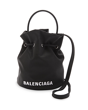 Balenciaga Xs Wheel Drawstring Bucket Bag