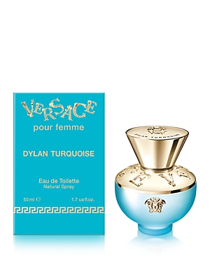 Shop Versace Dylan Turquoise Eau De Toilette, 1.7 oz In Blue