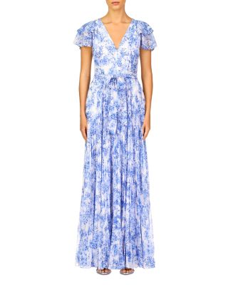 ML Monique Lhuillier Flutter Sleeve 