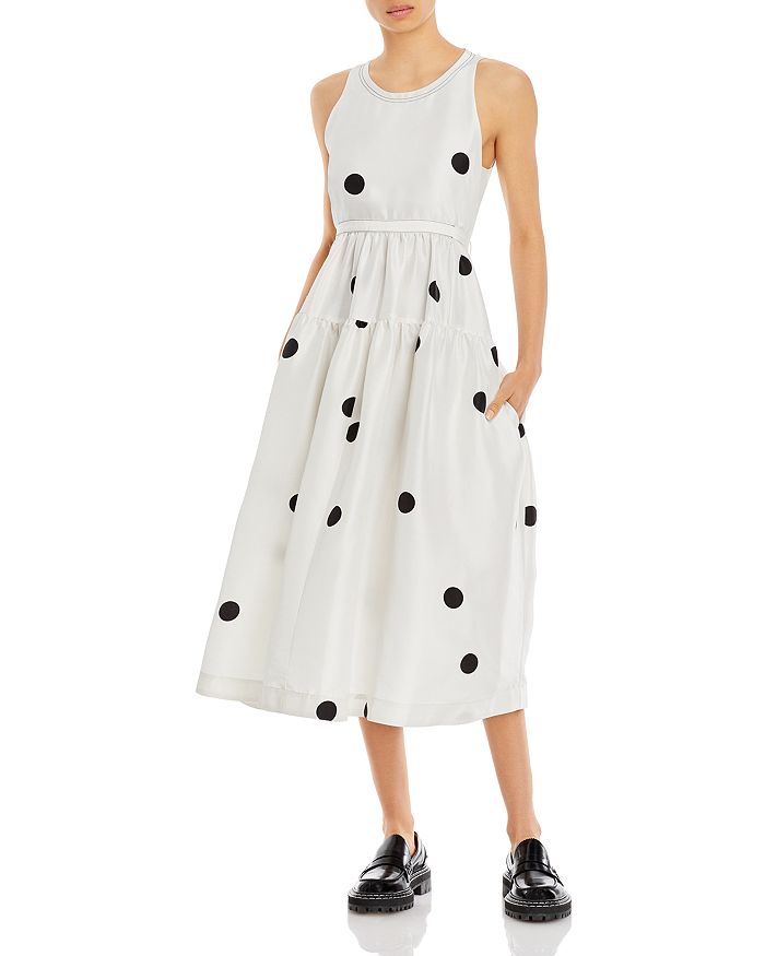 3.1 Phillip Lim Dot Print Midi Dress | Bloomingdale's