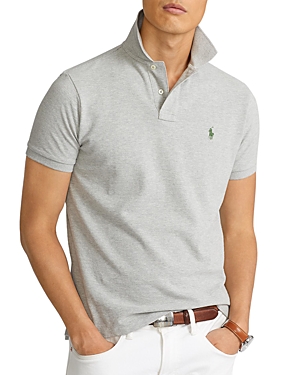 Polo Ralph Lauren Classic Fit Mesh Polo Shirt In Andover Heather Gray