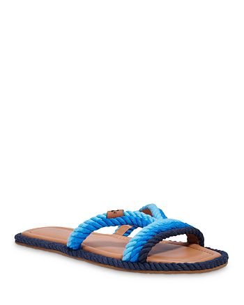 kate spade new york Women's Captains Cord Square Toe Twisted Rope Slide  Sandals | Bloomingdale's