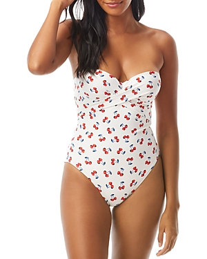 Kate spade new york Printed Underwire One Piece Swimsuit