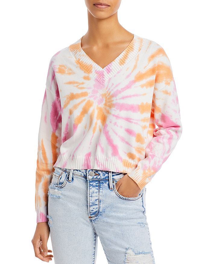 AQUA Tie Dye Knit Sweater 100 Exclusive Bloomingdale's