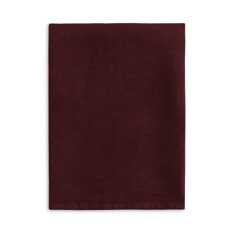 L'Objet Linen Sateen Napkins, Set of 4 in Wine