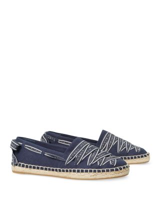tory burch navy espadrilles