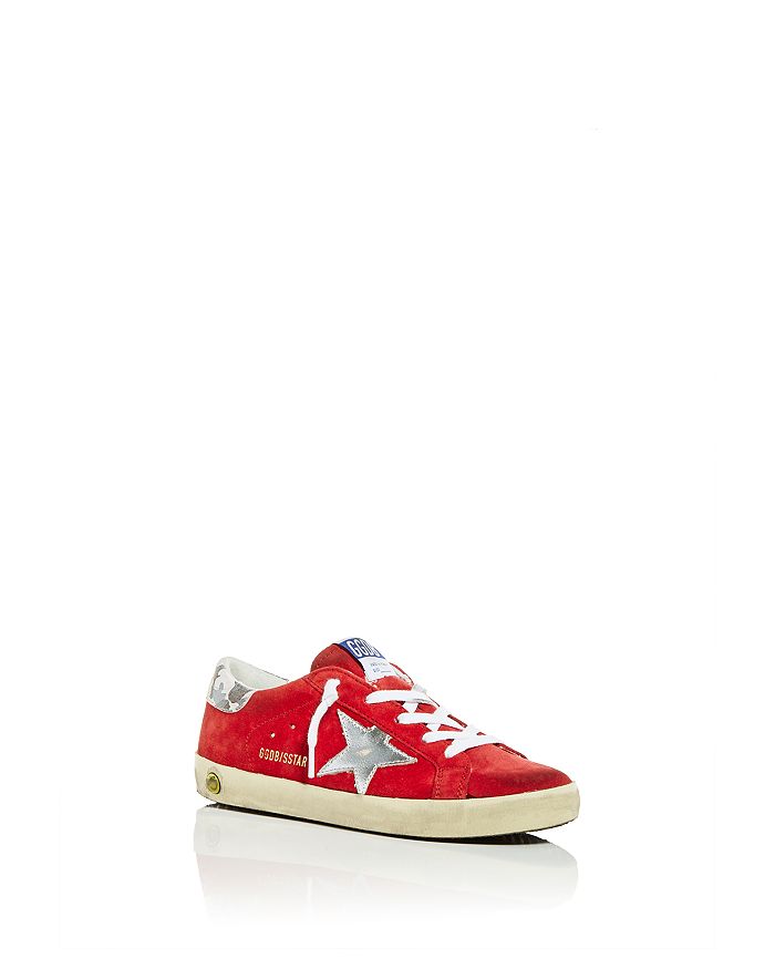 GOLDEN GOOSE DELUXE BRAND UNISEX SUPER-STAR LOW TOP trainers - TODDLER, LITTLE KID,GYF00101.F001156