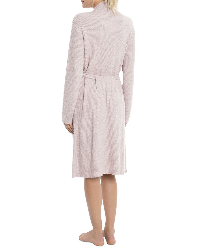 Shop Barefoot Dreams Cozychic Lite Ribbed Robe In Faded Rose-pearl