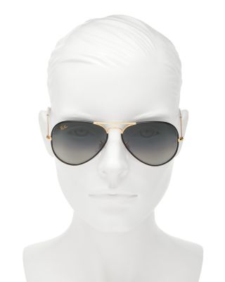  Classic Brow Bar Aviator Sunglasses, 58mm