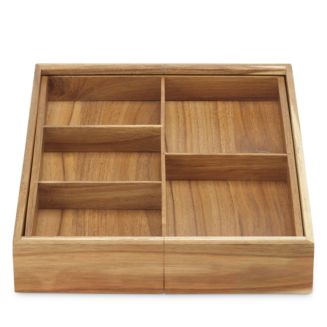 Neat Method Expandable Multi Purpose Wood Drawer Insert | Bloomingdale ...