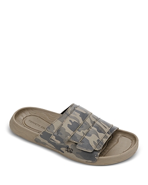 Kenneth Cole Men's One Band Slide Sandals In Taupe Camo