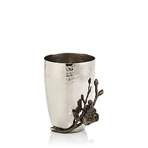Michael Aram Black Orchid Toothbrush Holder In Silver