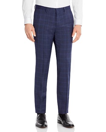 HUGO Hesten Plaid Extra Slim Fit Suit Pant | Bloomingdale's