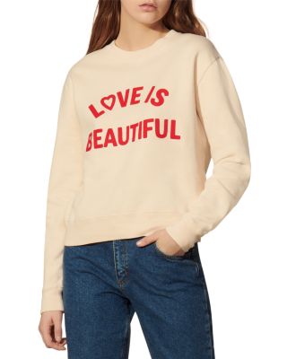 Sandro love sweatshirt sale