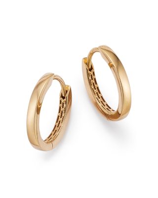 Huggie Hoop Earrings in 14K Yellow Gold