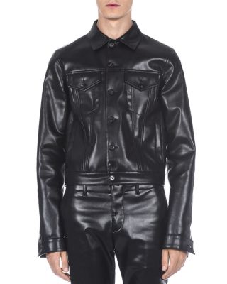 ジャケット・アウター mmm.. Marni Faux Leather Moto Jacket | Bloomingdale's Men