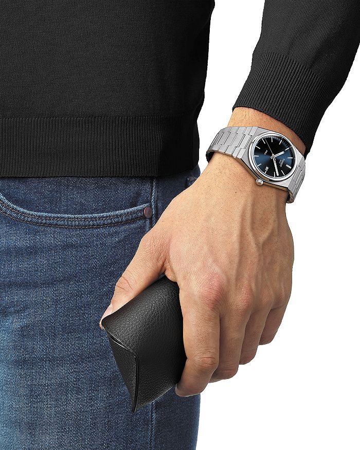 Shop Tissot Prx Watch, 40mm In Blue