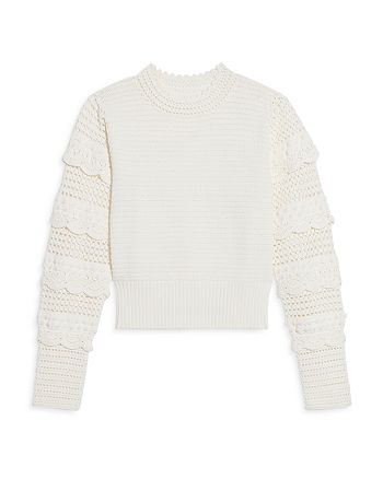 Sandro Junie Open Knit Sweater | Bloomingdale's