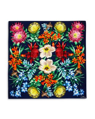 Blooms of Oceana Silk Scarf