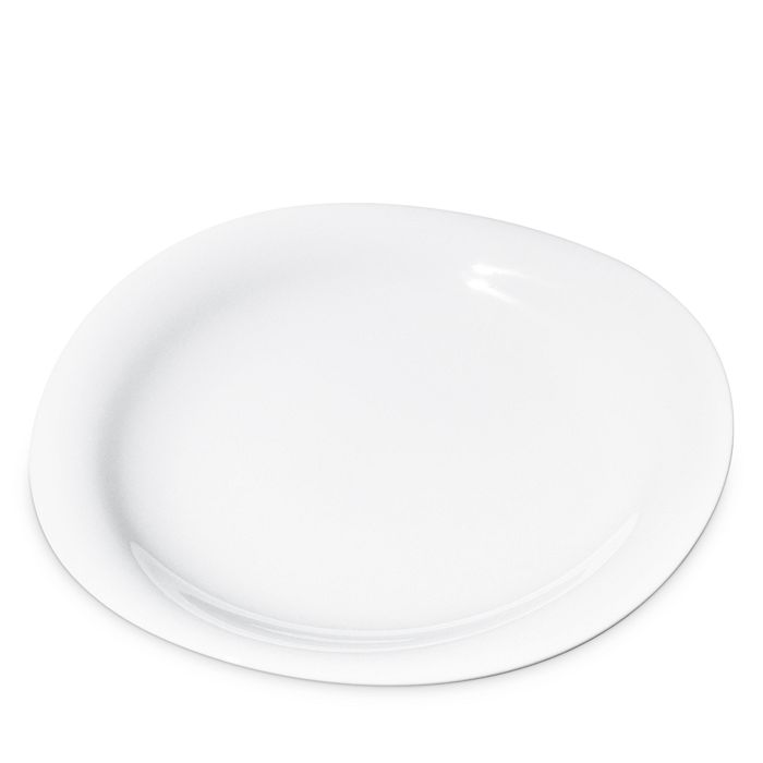 Shop Georg Jensen Cobra Lunch Plate, Set Of 4 In White