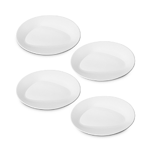Shop Georg Jensen Sky Lunch Plates, Set Of 4 In White