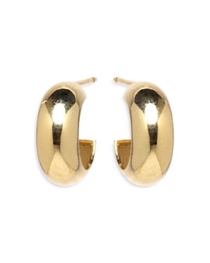 ZOË CHICCO 14K YELLOW GOLD HUGGIE HOOP EARRINGS,WHRH S 14K