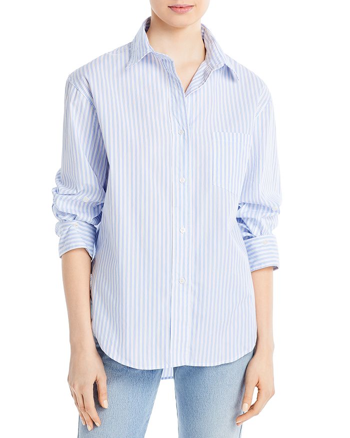 AQUA Oversized Button Down Shirt - 100% Exclusive | Bloomingdale's