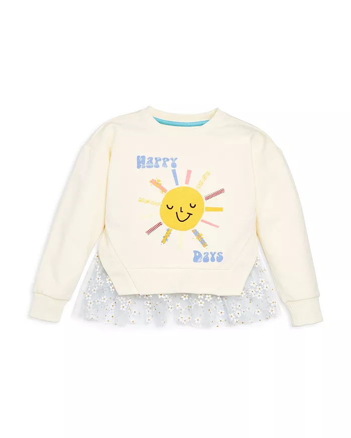 Sovereign Code Girls' Haisley Sweatshirt - Little Kid In Happy Days