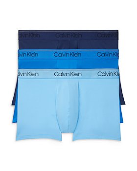 Calvin Klein - Microfiber Stretch Wicking Low Rise Trunks, Pack of 3